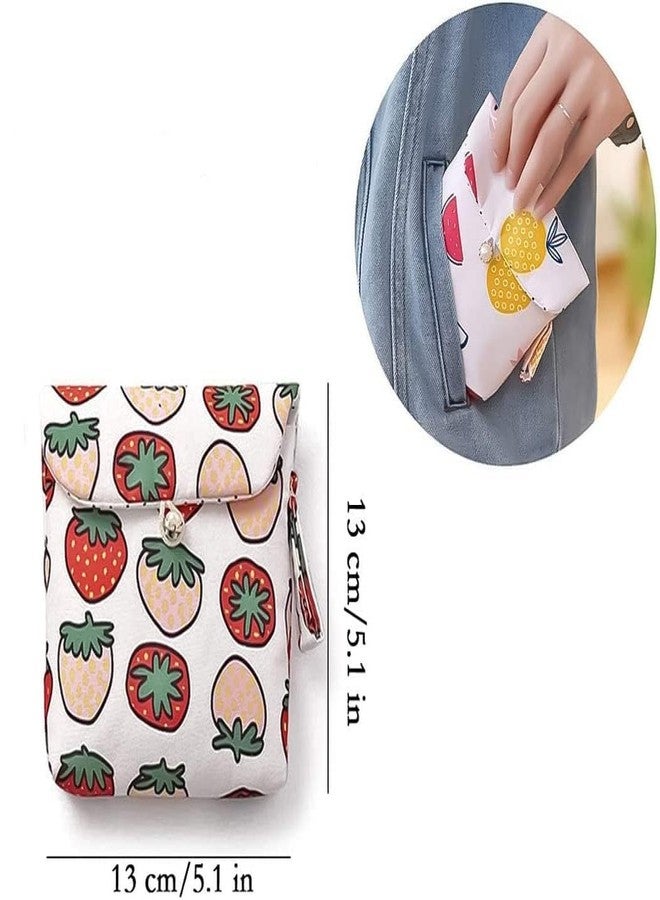 Jaydev Zone Sanitary Napkin Pouch for Women and Girls - Pad Holder for Office Lady, Travel, Cotton Period Pack of 2 Multi Color - Image 4